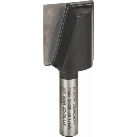 Bosch Home and Garden Fresa Standard Scanalatura 2, 8 X 22 25 Mm, Nero
