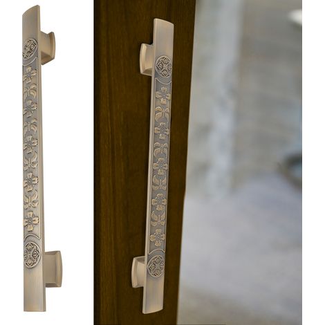 2 Sets/Verkauf von antiken Holztüren im europäischen Stil aus Bronze mit großen Griffen für Villen, passende Türen, Retro-Tore, Wohnungen, Hotels, große Aufputzgriffe 9889 Qinggu (1/5)
