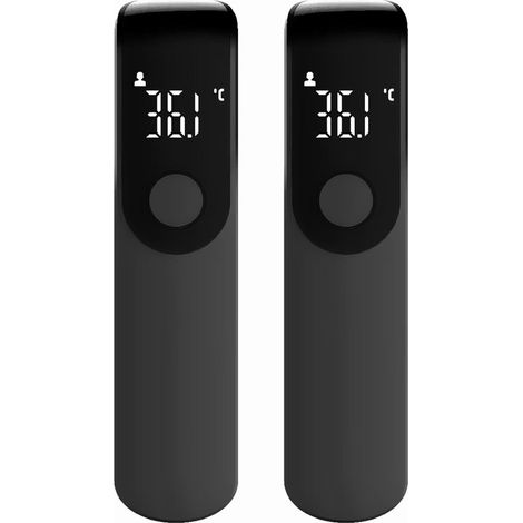 Thermomètre infrarouge sans contact portable avec écran LED numérique, thermomètre frontal domestique pour adulte et enfant (1/2)