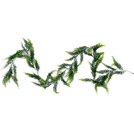 Guirlande De Noël - 178 Cm - Plantes Vertes Artificielles - En Rotin Synthétique - Pour Portes Fenêtres Cuisines Chambres - 1 Pièce (1/5)