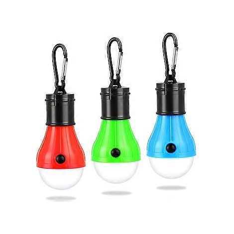 Lampe de camping, lanterne de camping LED 3x à piles, lampe de tente portable, étanche, lampe de secours pour le camping (1/3)