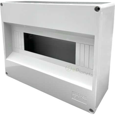 Quadro elettrico centralino senza sportello 6 - 12 moduli din da parete per interruttori (1/5)