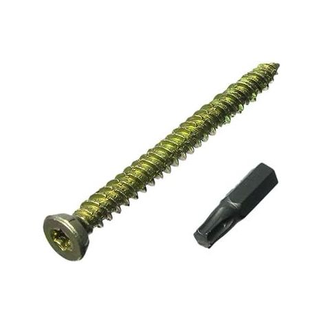 Sourcingmap Lot de 20 vis à béton pour portes et fenêtres 7,5 mm 152 mm (1/2)