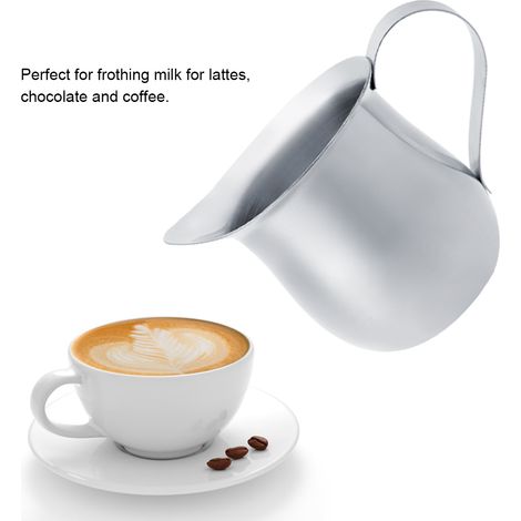 Mini tasse à lait en acier inoxydable pour latte art (1/5)