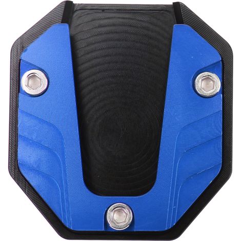 Plaque de support de béquille latérale de moto, accessoire de support de béquille haute résistance, bleue (1/5)