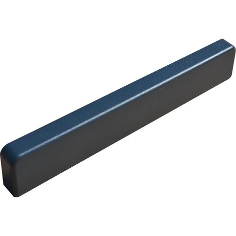 Embout couvertine plat 27cm anthra 7016 sablé (1/4)