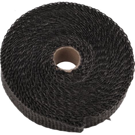 Tuyau d'échappement Bande Isolante en Fibre de Verre Résistante à la Chaleur pour Auto et Moto, Protection Haute Température (1/5)
