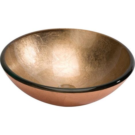 DUNE 186736 FOGLIO DI RAME Lavabo Cristal 42 cm - ref: 186736