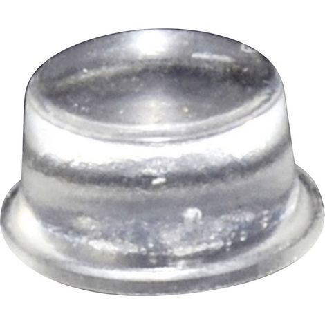 TOOLCRAFT PD2128C Gerätefuß selbstklebend, rund Transparent (Ø x H) 12.7 mm x 6.2 mm 1 St.