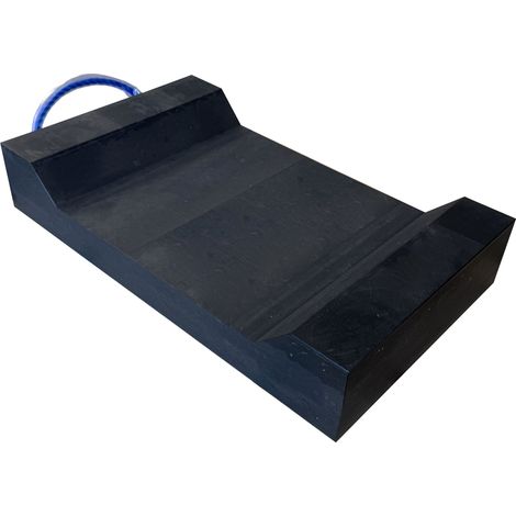 Plaque pour rouleau de container 50x30x9cm Plaque antidérapante pour rouleaux de conteneur – capacité 11 tonnes (1/2)