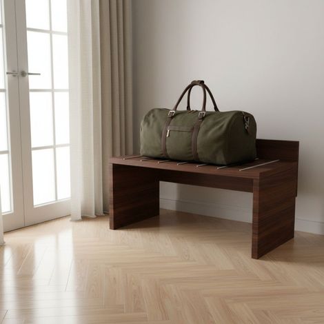 Portavaligie di design - Eleganza e funzionalità per la tua camera - Noce Caracalla
