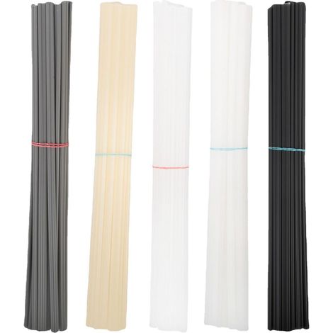 100 Pièces Baguette Soudure Plastique, 4 Couleurs Tiges de Soudage en Plastique, ABS/PVC/PE/PP Fils à Souder de Soudure, 20cm Soudage Sticks Plastique pour Réparations de Soudure Plastique (1/5)
