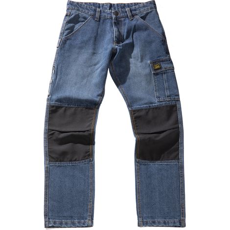 Rica Lewis 5430031 CORJE2 Pantaloni da Lavoro Multitasche Rinforzati Cordura Taglia 52 DPI Cat 1 colore Blu (1/4)