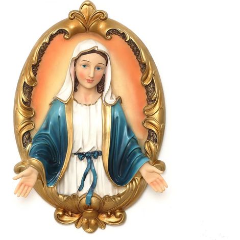 Wanddekor Heilige Maria, Symbol des Segens B27.5 x T8 x H41 cm