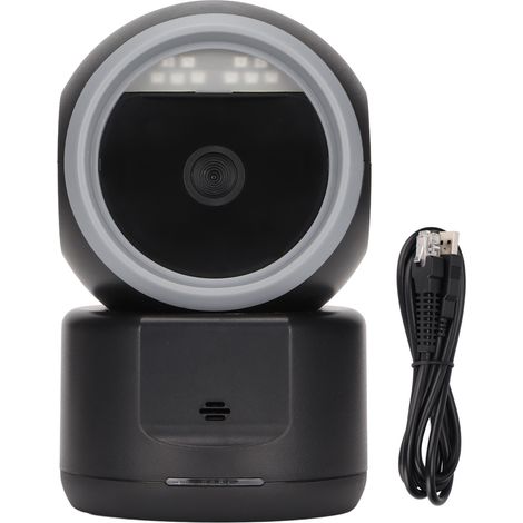 Lecteur de codes-barres 2D filaire FG2058, scanner automatique rapide mains libres pour supermarchés et hôtels (1/5)
