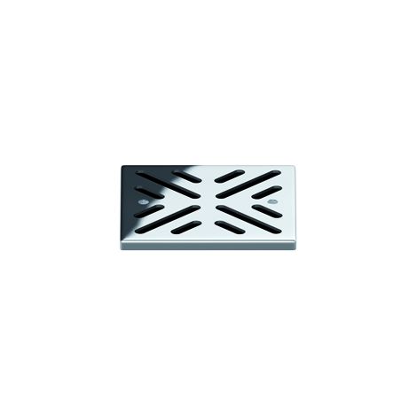 ACO Grille carrée en acier inoxydable Évacuation simple DN50/70/V2AEévacuation directe DN70/100, 0174.52.58