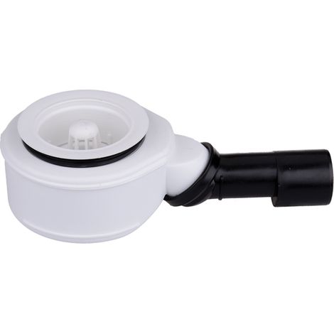 Sifone per piatti doccia basso DN50 con snodo sferico per fori 90mm
