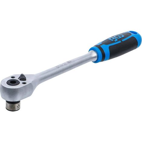 Cliquet à Embout Extra L. 10 mm (3/8) 240 mm - Précision et Confort d Utilisation, Chrome-Vanadium - D-Work (1/5)