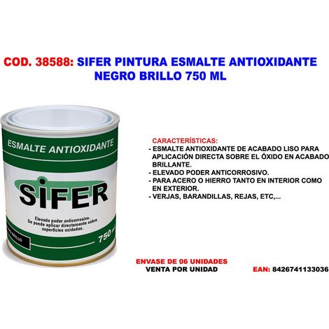 Sifer vernis antioxydant noir brillant 750 ml