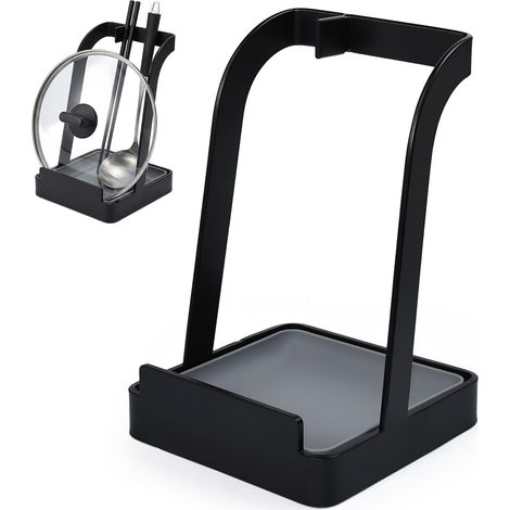 Porta mestolo e porta coperchi per pentole: ripiano per riporre coperchi e utensili da cucina. (1/5)