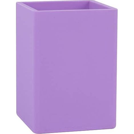 Portalapices silicona cuadrado  Morado (1/3)