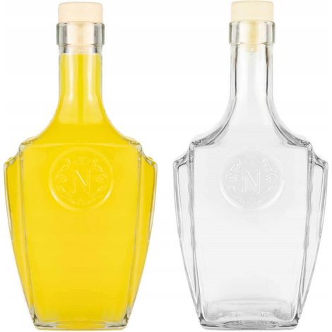 5 botellas de tintura de whisky NOBEL de 500 ml con corcho