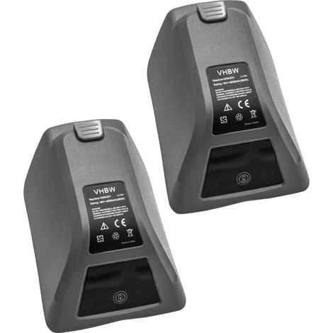 vhbw 2x Batterie remplacement pour Gardena 008A231 pour outil électrique (2000 mAh, Li-ion, 18 V)