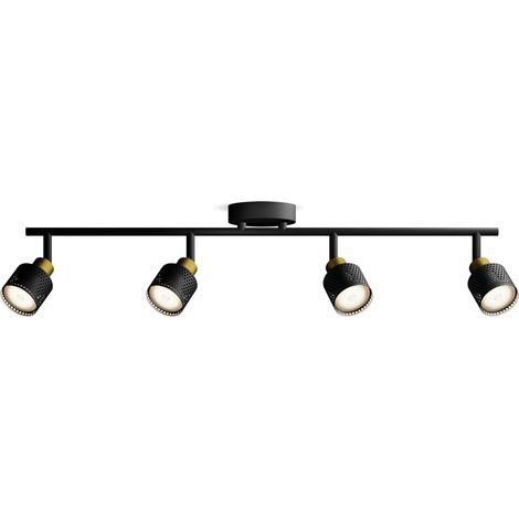 Philips Niall 8720169300132 Spot de plafond GU10 noir, or Y952263 (1/5)