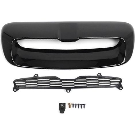 1 juego para S R55 R56 R57 R58 07-13 ABS Negro Brillante Cubierta de Ventilación de Salida de Aire del Capó del Motor Delantero (1/5)