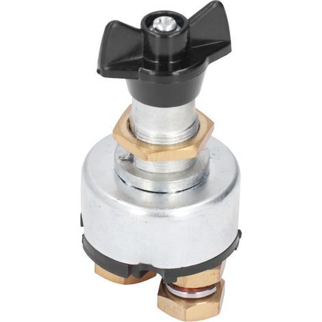Interrupteur de déconnexion de batterie principal de voiture, isolateur de coupure de courant, bouton détachable pour camions 12-24V, camping-car, remorques, bateaux (1/5)