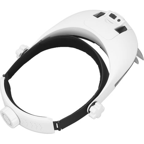 Loupe frontale rechargeable à LED avec 5 verres pour la lecture et la réparation (1/5)