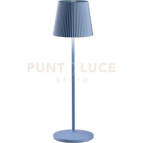 GLS054-  LAMPADA RICARICABILE A BATTERIA BLU A LED 3000K 240LM 3W