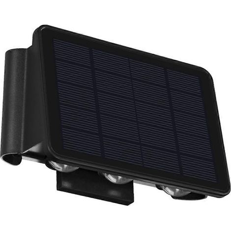 Applique murale solaire extérieure à éclairage ascendant et descendant, lampe LED, projecteurs solaires pour cour et jardin, 5 lampes (1/5)