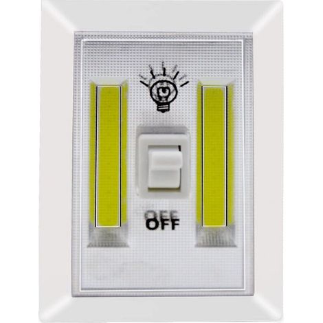 LAMPE LED COB RECHARGEABLE 6 W AVEC INTERRUPTEUR ET ÉCLAIRAGE DE SECOURS TE-B0214