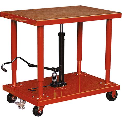 Table de travail hydraulique 2,7T - Plateau 915x610mm - Hauteur 1500mm - Support de travail et établi mobile - MD6059A (1/5)