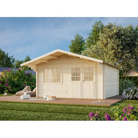 Casetta in legno non trattato Britta A 446X446