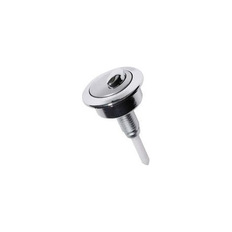 Botón pulsador doble para cisterna de inodoro, botón de descarga dual cromado CF1003CP compatible con Siamp Twyford Optima49 (1/4)