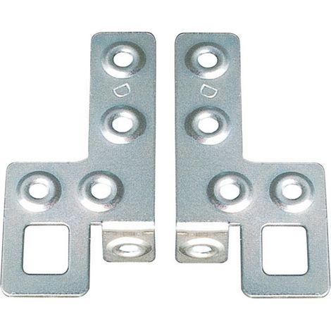 cf 2 pz lastrina lastrine per pensili acciaio zincato dx sx angolare piastrina (1/2)