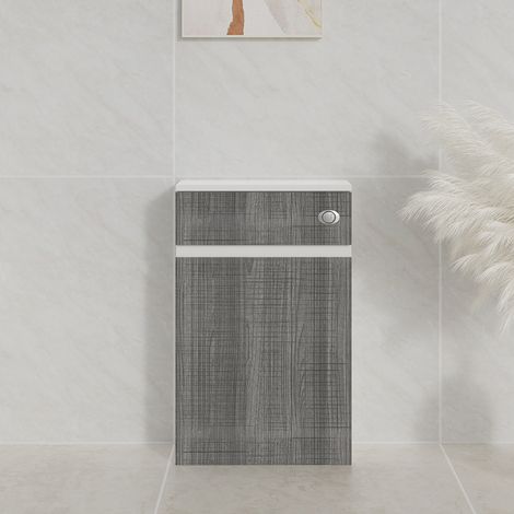 500mm Back to Wall BTW Bathroom Toilet WC Unit Bathroom Ash (1/5)