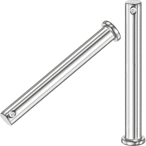 Axes A Charniere - 2 Pcs - Acier Inoxydable 304 - Tete Plate M10x90mm - Liaison Mecanique Et Greement Naval - Argent (1/5)