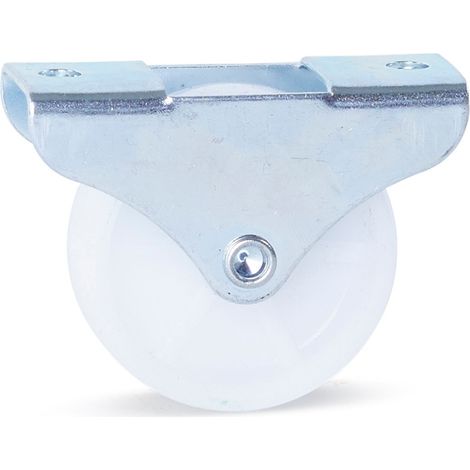 Roue fixe - MESO - PP blanc petit - 50mm - 55kg (1/2)