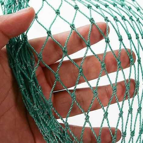 Filet anti-oiseaux robuste pour jardin et cultures, filet de protection pour clôture, filet de protection contre les oiseaux, cerfs, chats, chiens, poules, 4 m x 5 myux (1/5)