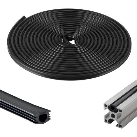 10 m Joint de Profilés en Aluminium 40 x 40 Rainure 8 Accessoires pour Profilés aluminium, Bande de Protection Souple en PVC pour Profilés Aluminium et Imprimantes 3D (1/5)