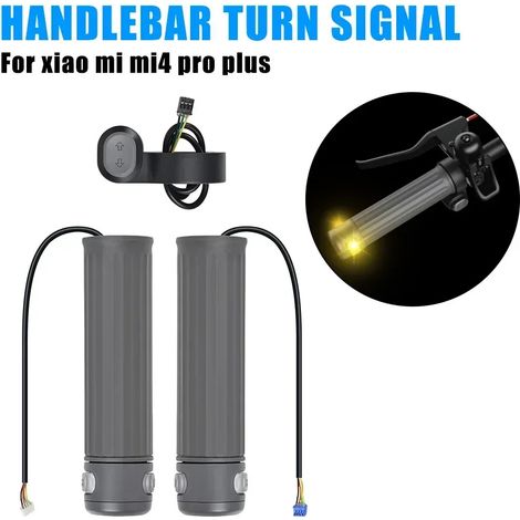 Electric scooter handlebar gloves compatible with the Xiaomi 4 PRO PLUS MAX, with integrated turn signals (1/4)