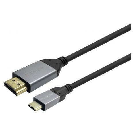 Cavo adattatore Vivolink PROUSBCHDMIMM2 da USB C a HDMI, colore nero.