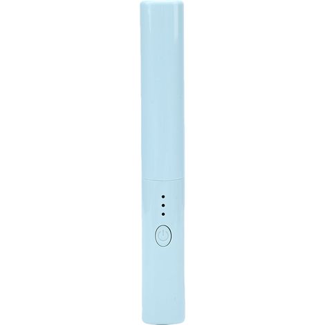 Peigne lisseur chauffant en céramique, 3 niveaux de réglage, électrique et sans fil, bleu (1/5)
