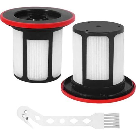 Lot de 2 filtres pour aspirateur Bosch Unlimited 6 Accessoires de rechange avec brosse de nettoyage (1/5)