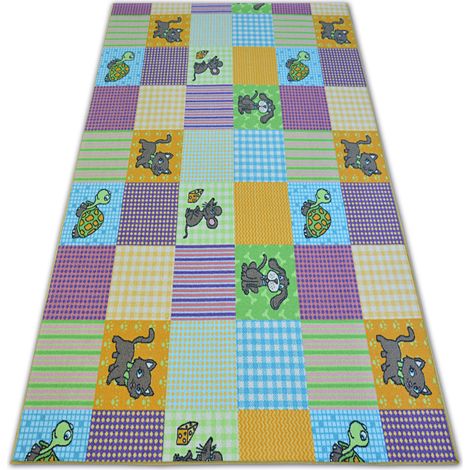 Teppich für Kinder PETS multicolour 100x200 cm