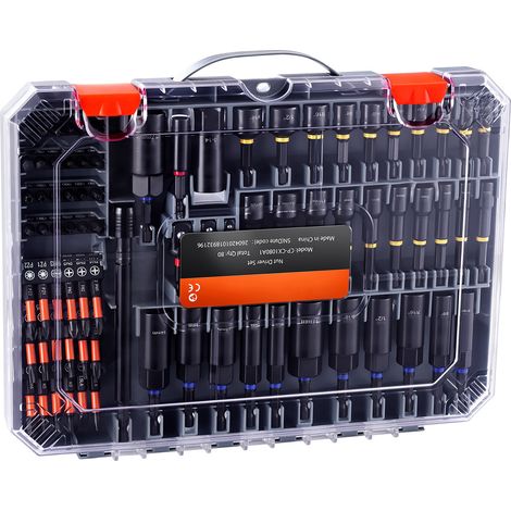 Mophorn 80-tlg. Steckschlüsselsatz, SAE- & Metrisch, Magnetische Steckschlüssel, mit Ratsche, Verlängerungen, Universalsteckschlüssel & Werkzeugkoffer, ideal für Autoreparaturen und Heimwerkerprojekte (1/5)