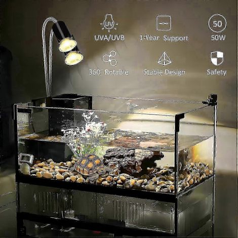 Ampoules chauffantes UVA/UVB 25 W, 50 W et 75 W (lot de 4) pour l'éclairage des terrariums à reptiles (1/4)